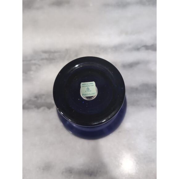 Party‎ Light Cobalt Blue Votive Holder, Tea Light Candle Holder, Bubble Glass - Picture 7 of 10